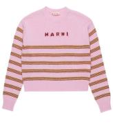 Marni Bluse - Cropped - Strik - Lilac Sachet