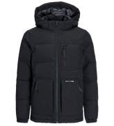 Jack & Jones Dynejakke - JJEOtto - Sort/Asphalt