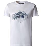 The North Face T-shirt - Topographic - Hvid