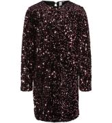 Vero Moda Girl Kjole - VmBella - Black/Rosegold Sequins