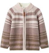 Name It Cardigan - Uld - Strik - NmfWriss - Purple Dove