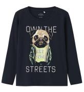 Name It Bluse - NmmVux - Dark Sapphire/Own The Streets