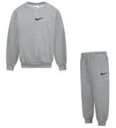 Nike Sweatsæt - Sweatshirt/Sweatpants - Grey Heather