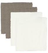 Pippi Stofbleer - 65x65 - 4-pak - Brun/Creme