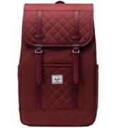 Herschel Rygsæk - Retreat - Oxblood Red Quilted