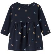 Name It Kjole - NbfVandora - Navy Blazer/Bow and hearts