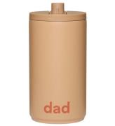 Design Letters Termokop - Travel - 350 ml - Beige m. Dad