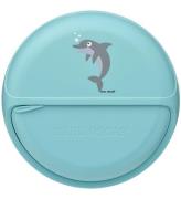 Carl Oscar Snackboks - SnackDisc - 15 cm - BlÃ¥ m. Delfin