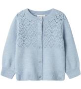 Name It Cardigan - Strik - NmfBatrille - Subdued Blue