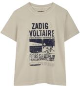 Zadig & Voltaire T-shirt - Beige m. Print