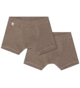 That's Mine Boxershorts - 2-pak - Rib - Cilas - Brown Melange