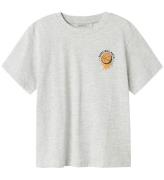 Name It T-shirt - NkmBeask - Light Grey Melange