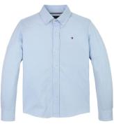 Tommy Hilfiger Skjorte - Piqué - Breezy Blue