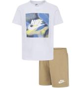 Nike Shortssæt - T-shirt/Shorts - Parachute Beige