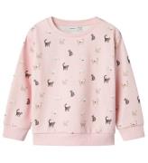 Name It Sweatshirt - NmfBrigitta - Ballerina/Melange m. Katte