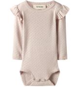 Lil' Atelier Body l/æ - NbfRachel - Peach Whip m. Hulmønster