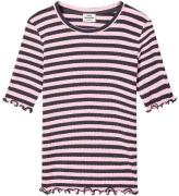 Mads NÃ¸rgaard T-shirt - Rib - Tuviana - Parisian Night/Parfait P