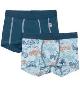 Joha Boxershorts - 2-pak - Bambus - Blå m. ATV