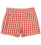 The New Siblings Shorts - TnstNelly - Poppy Red Check