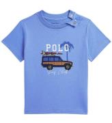 Polo Ralph Lauren T-shirt - BlÃ¥ m. Print