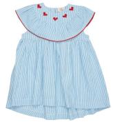 Copenhagen Colors Kjole - Sky Blue/Cream Stripe
