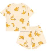 Konges Sløjd Shortssæt - Shorts/T-shirt - Lin - Go Bananas