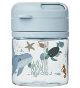 Liewood Kop m. SugerÃ¸r - Pavia - 280ml - Sea Creature/Sandy