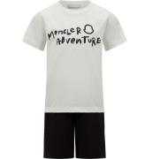 Moncler Sæt - T-shirt/Shorts - Adventure - Hvid/Sort