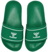 Hummel Badesandaler - Pool Slide Jr - GrÃ¸n/Hvid