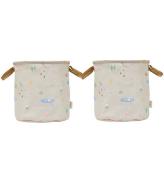 OYOY Opbevaringskurve - 2-pak - Deer & Duck - Medium - Beige