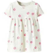 Name It Kjole - NbfVandora - Cloud Dancer/Apples