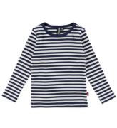 DanefÃ¦ Bluse - Danefilm - Rib - Bomuld/Modal - Dk Navy/Chalk