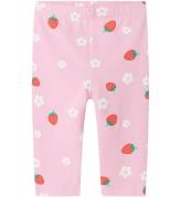 Name It Leggings - NmfVivian - Pink Frosting/Strawberry