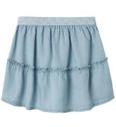 Name It Nederdel - NmfMia - LyseblÃ¥ Denim