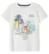 Name It T-shirt - NkmJass - Bright White m. Print