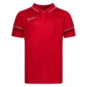 Nike Polo Dri-FIT Academy 21 - Rød/Hvid Børn