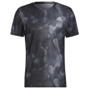 adidas Trænings T-Shirt Fast Graphic GFX - Sort/Sølv