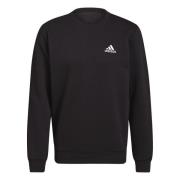 adidas Sweatshirt Essentials Fleece - Sort/Hvid