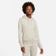 Nike Hættetrøje NSW Club Fleece - Grå/Hvid Kvinde