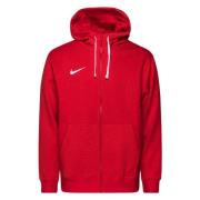 Nike Hættetrøje Fleece FZ Park 20 - Rød/Hvid