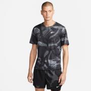 Nike Løbe T-Shirt Dri-FIT Miller Camo - Sort/Sølv