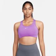 Nike Swoosh Sports BH - Pink/Hvid Kvinde