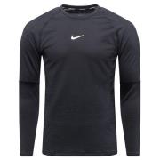 Nike Pro Warm Crew - Sort/Hvid Lange Ærmer