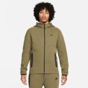 Nike Hættetrøje NSW Tech Fleece 24 FZ - Grøn/Sort