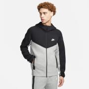 Nike Hættetrøje NSW Tech Fleece 24 FZ - Grå/Sort/Hvid