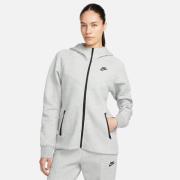 Nike Hættetrøje NSW Tech Fleece 24 Windrunner - Grå/Sort Kvinde