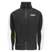 Diadora Træningsjakke Full Zip - Sort/Hvid