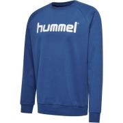 Hummel Go Cotton Logo Sweatshirt - Blå Børn