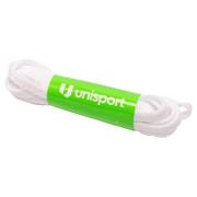 Unisport Snørebånd Speed 110x0,4cm 1-Pak - Hvid