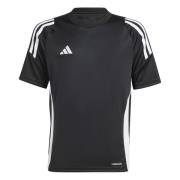 adidas Trænings T-Shirt Tiro 24 - Sort/Hvid Børn